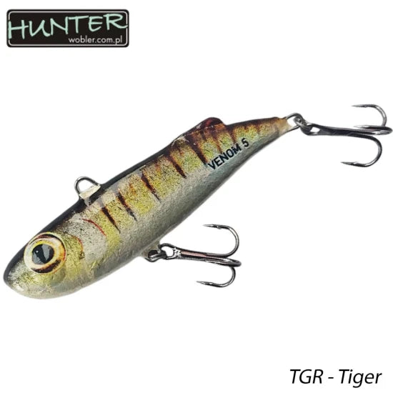 Vobler Hunter Lipless Venon, Culoare Tgr, 5cm, 8g, 1buc/pac