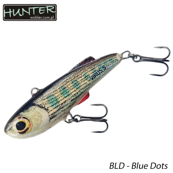 Vobler Hunter Lipless Virus, Culoare Bld, 5cm, 11g, 1buc/pac