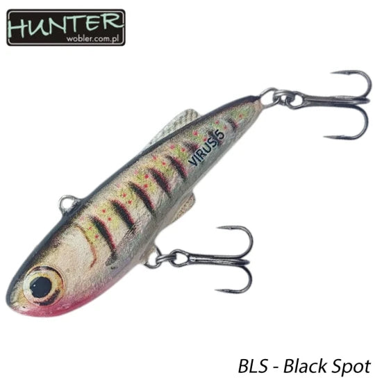 Vobler Hunter Lipless Virus, Culoare Bls, 5cm, 11g, 1buc/pac