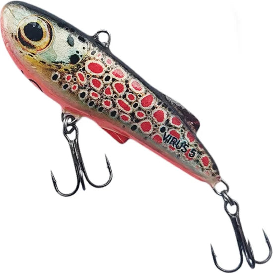 Vobler Hunter Lipless Virus, Culoare Rd, 5cm, 8g, 1buc/pac
