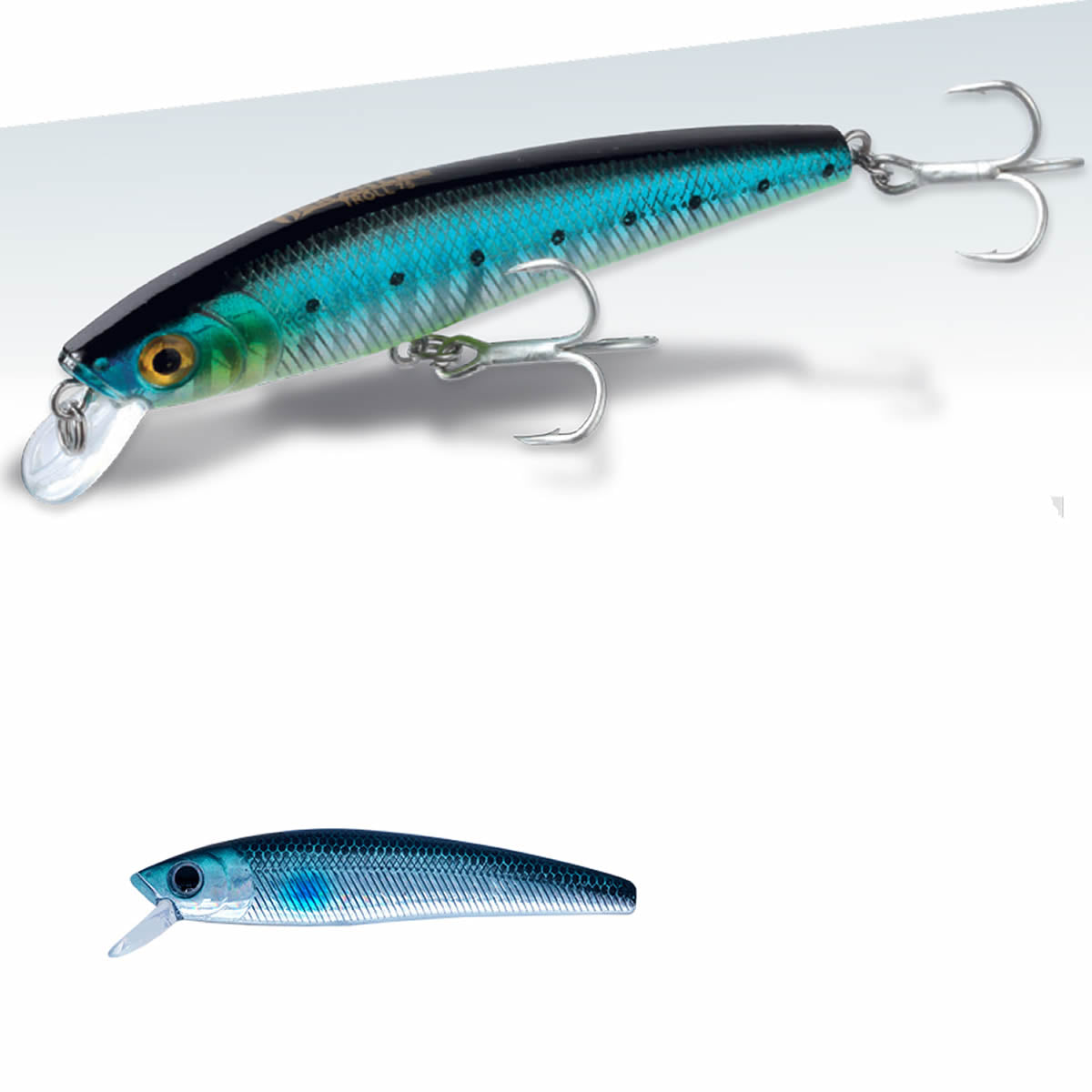 Vobler Herakles Troll, Blue Fish, 7.5cm, 6g