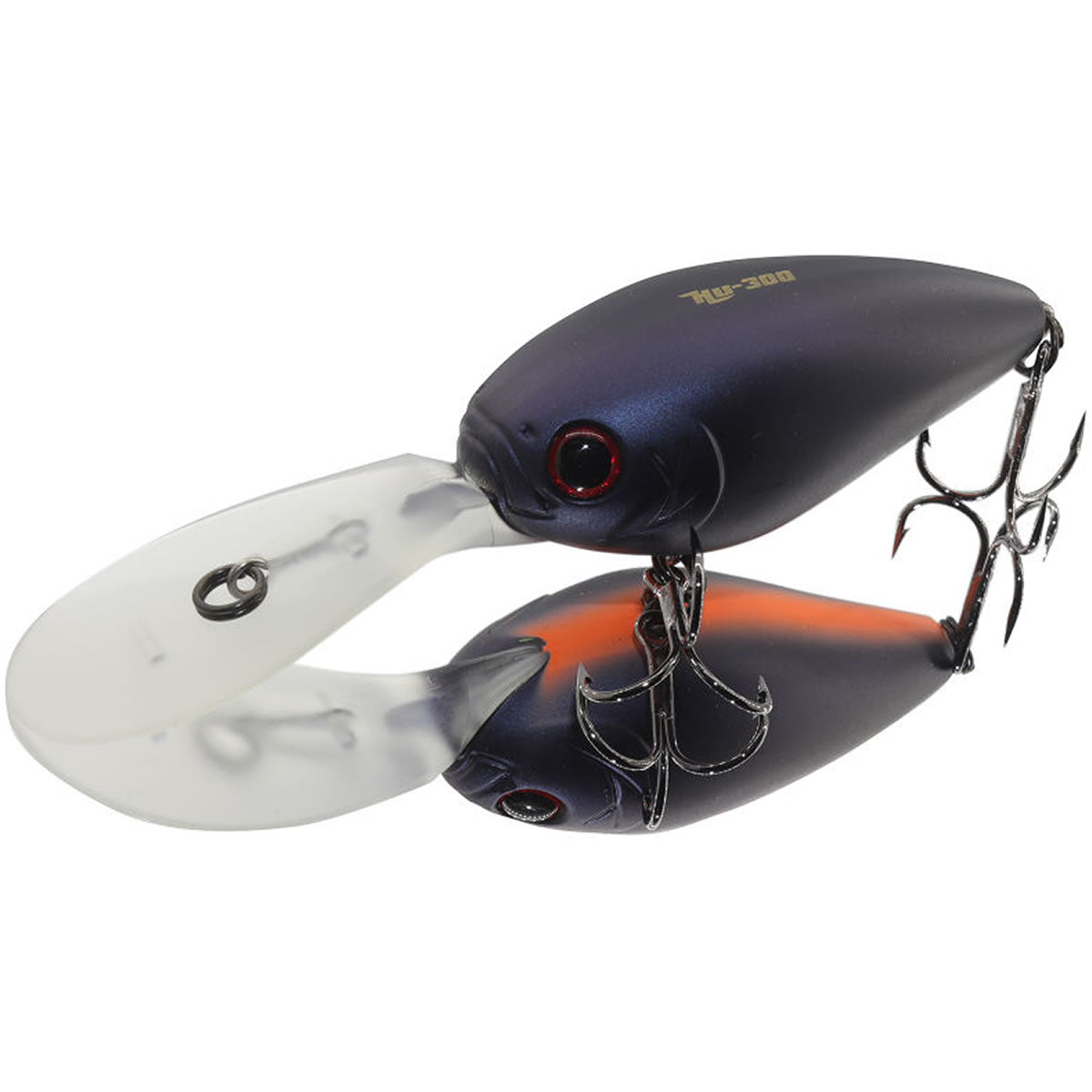 Vobler Hide Up HU-300 F, 38 Matt Black, 5.8cm, 16g