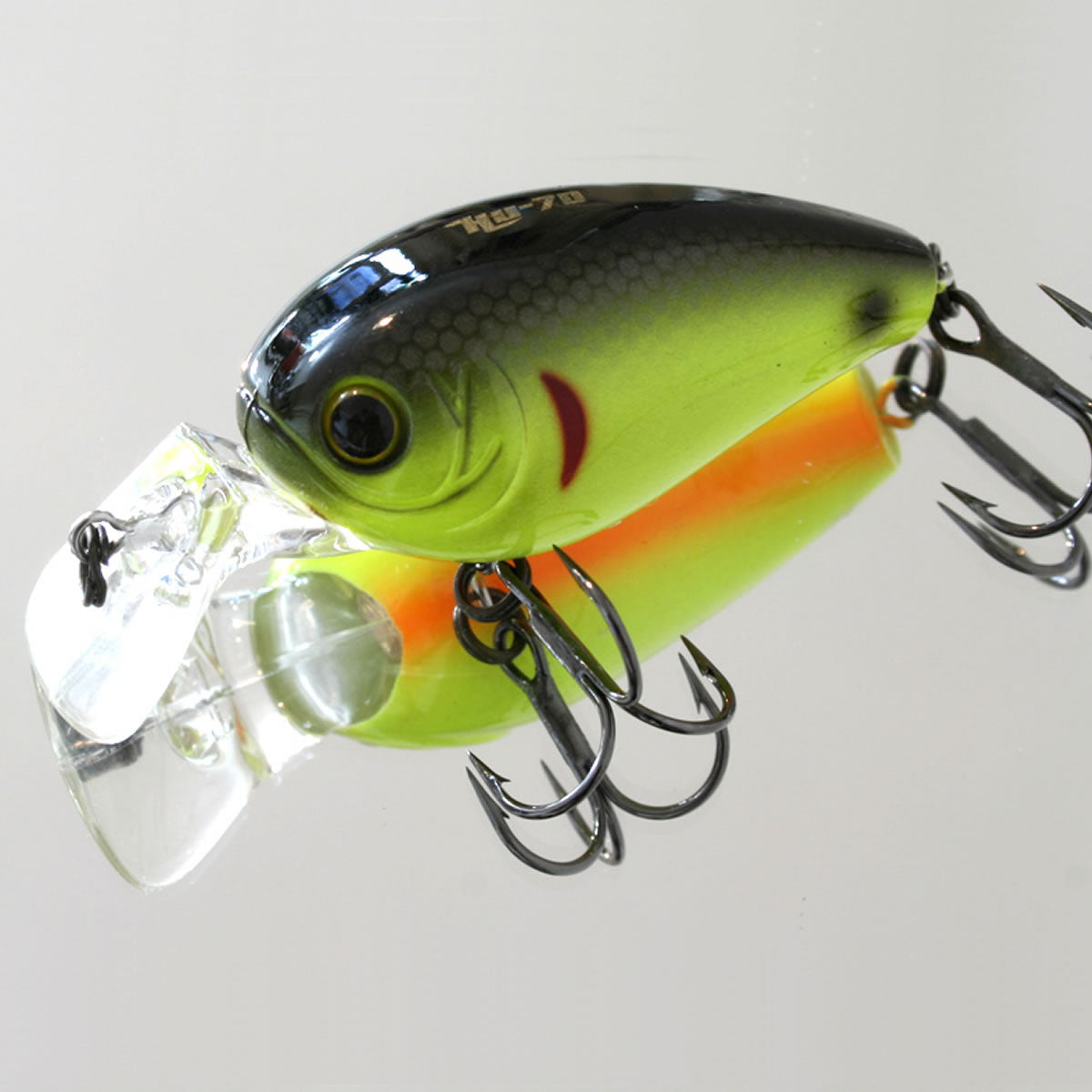 Vobler Hide Up HU-70 F, 09 Black Back Chart, 6cm, 8.6g