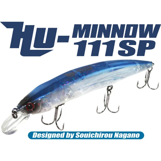 Vobler Hide Up Hu-minnow 111sp, 252 Cold Clear Shad, 11cm, 17g