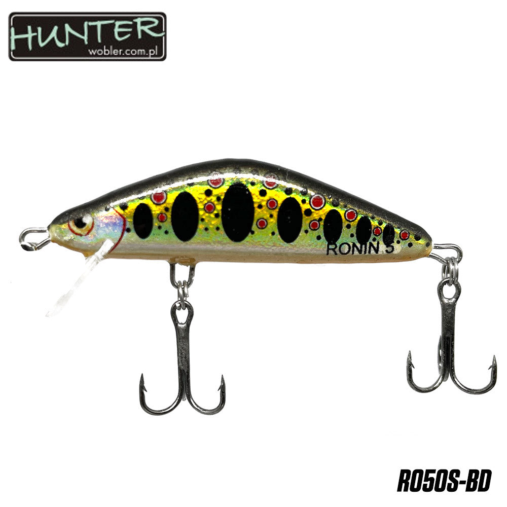 Vobler Hunter Ronin 5cm 4g Black Dot