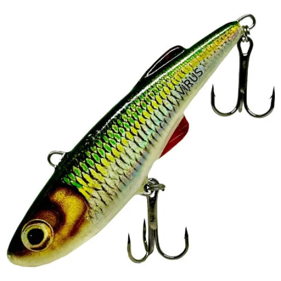 Vobler Hunter Virus Sinking, Oliv, 8cm, 19g