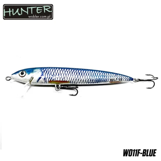 Vobler Hunter Wolf 11cm / 11g Floating Wo11f-blue