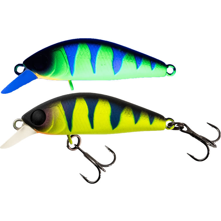 Vobler JACKALL D Chubby Minnow 3SSP, UV Mat Chart Perch, 3.5cm, 2.7g