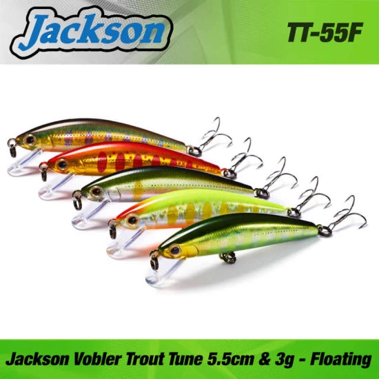 Vobler Jackson Trout Tune Ry3, 5.5cm, 3g, 1buc/pac