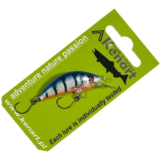 Vobler Kenart Winner Jerkbait, Perch Blue, 3.5cm, 4g