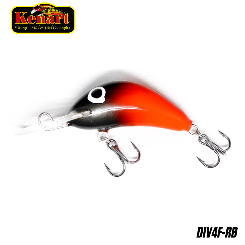 Vobler Kenart Diver 4cm 3g Red Black