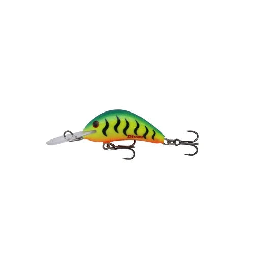 Vobler Kenart Diver Floating 4cm 3gr Gt Green Tiger  1 Buc/pac