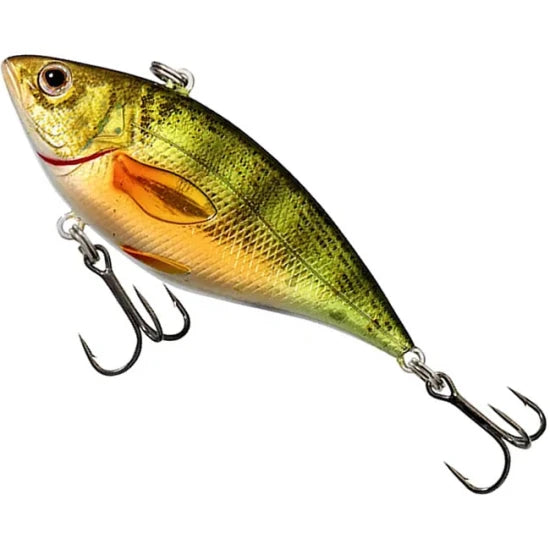 Vobler Live Target Yellow Perch Rattlebait, 102 Metallic / Gloss, 5.0cm, 7.0g