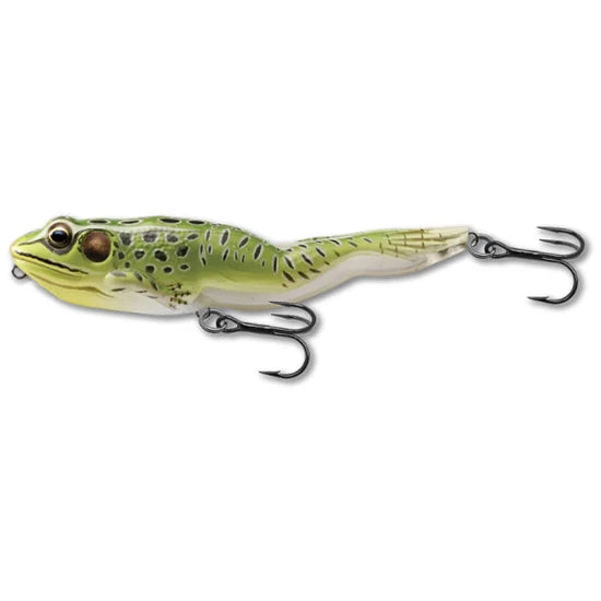 Vobler Live Target Frog Walking Bait, Green / Yellow, 11.8cm, 25g