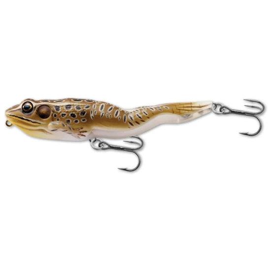 Vobler Live Target Frog Walking Bait, Tan / Brown, 11.8cm, 25g