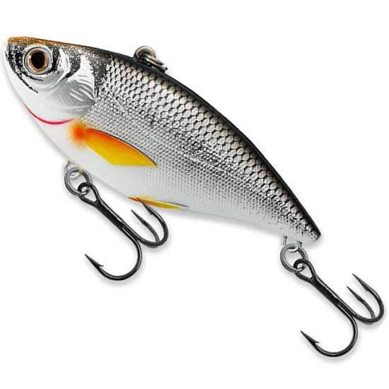 Vobler Live Target Golden Shiner Rattlebait, Glow / Black, 5.0cm, 7.0g