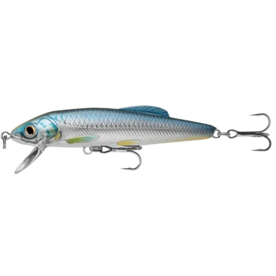 Vobler Live Target Minnow Finesse Jerkbait, Silver / Blue, 7.5cm, 7g