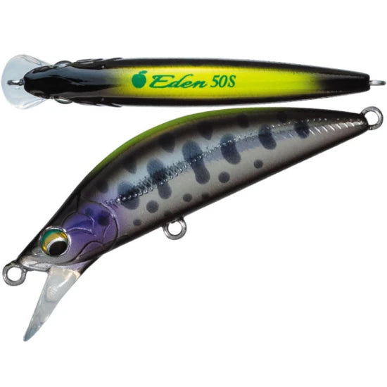 Vobler Major Craft Finetail Eden 45s, Cm Monochrome Yamame, 4.5cm, 3.7g