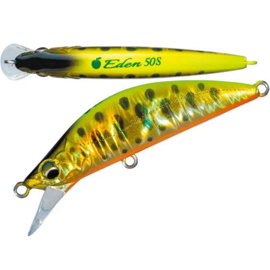 Vobler Major Craft Finetail Eden 45ss, Gold Chart Yamame, 4.5cm, 3g