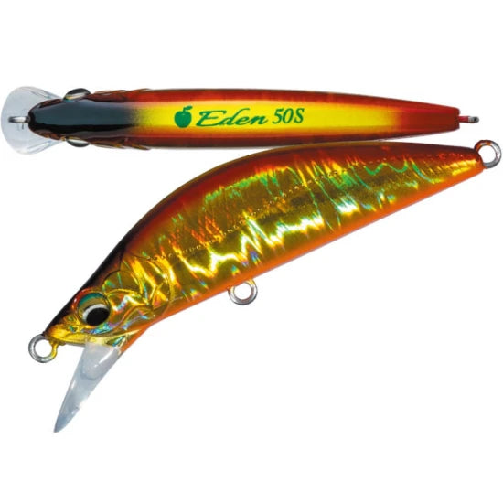 Vobler Major Craft Finetail Eden 60h, Laser Red Gold, 6cm, 7g