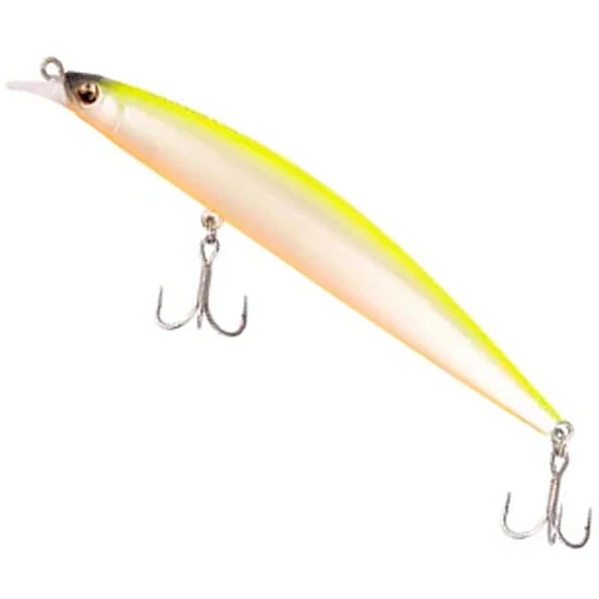 Vobler Mustad Gonta Minnow Floating, Ghost Chartreuse, 11cm, 11g