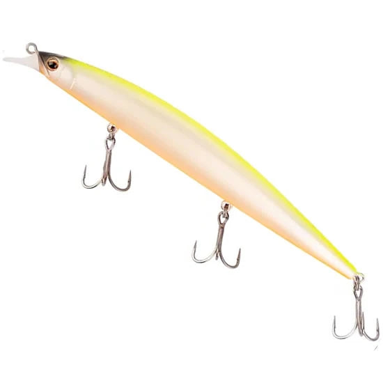 Vobler Mustad Gonta Minnow Sinking, Ghost Chartreuse, 14cm, 21g