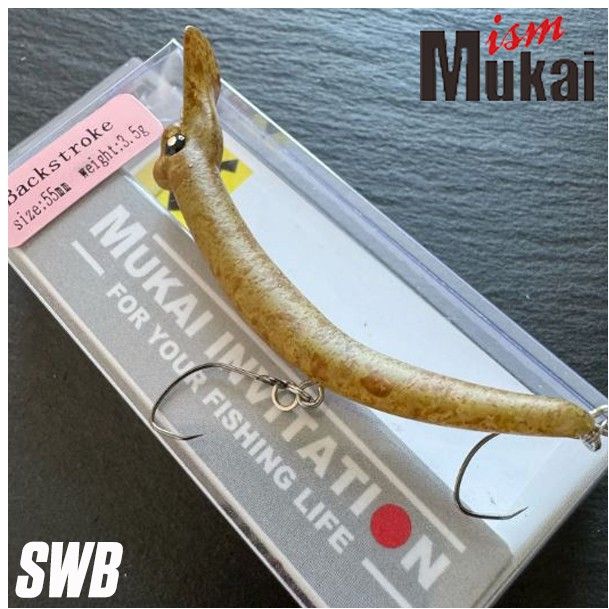 Vobler Mukai BackStroke 55-S, Culoare SWB, 3.5g, 5.5cm, 1buc/pac