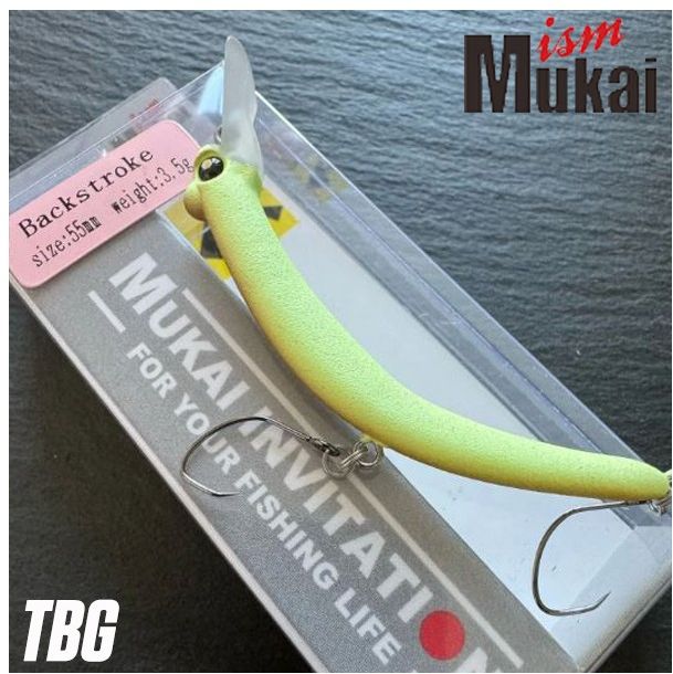 Vobler Mukai BackStroke 55-S, Culoare TBG, 3.5g, 5.5cm, 1buc/pac