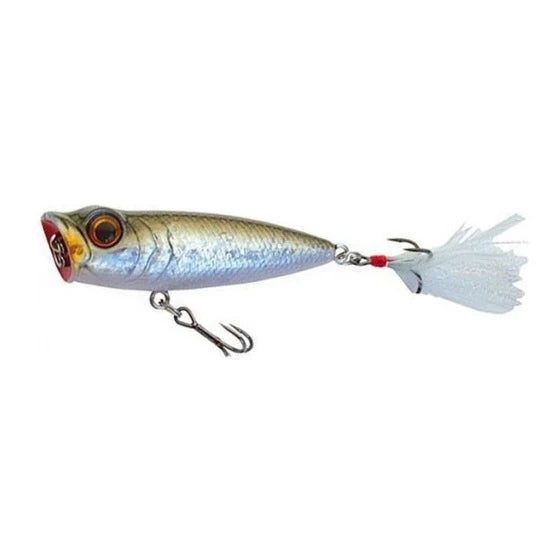 Vobler Owner Gobo Popper 5264 Gp-60f 60mm 6.3gr 02 Black Pearl