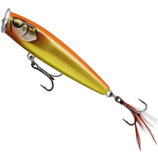 Vobler Rapala Skitter Pop Elite 75, Gdsgo Gilded Steel Gold Orange, 7.5cm, 10g