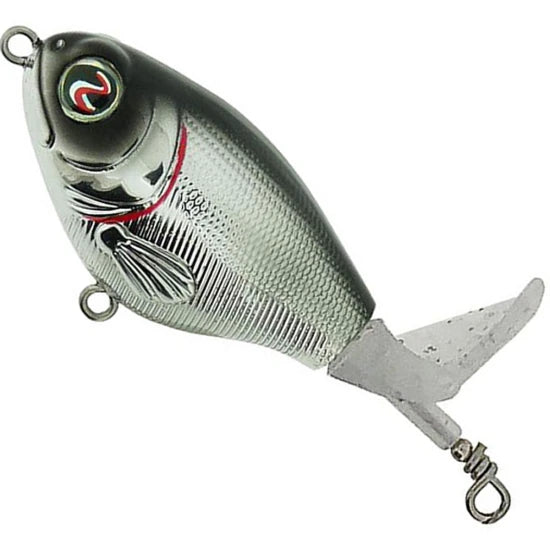 Vobler River2sea Whopper Plopper, Chrome Black, 7.5cm, 16.5g, 1buc/pac