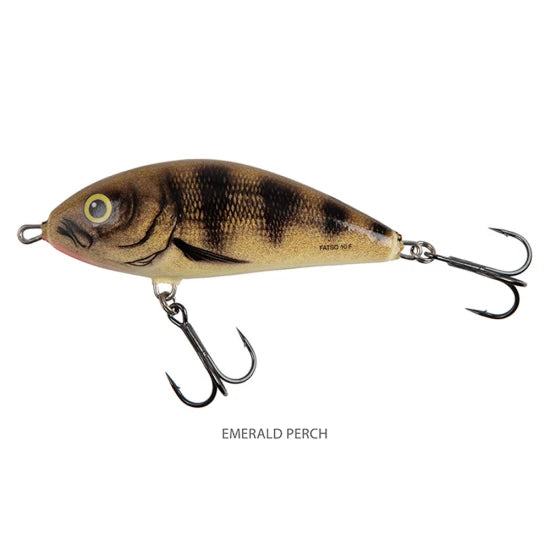 Vobler Salmo Fatso Floating, Emerald Perch, 10cm, 48gr, 1buc/pac