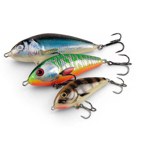 Vobler Salmo Fatso Floating, Emerald Perch, 10cm, 48gr, 1buc/pac