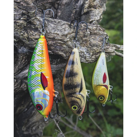 Vobler Salmo Fatso Floating, Emerald Perch, 10cm, 48gr, 1buc/pac