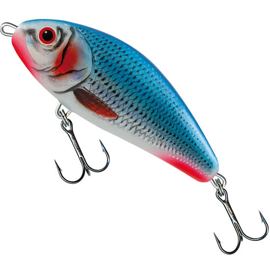 Vobler Salmo Fatso, Sinking, Bleeding Blue Shad, 12cm, 71g