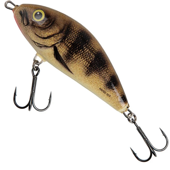 Vobler Salmo Fatso Sinking, Emerald Perch, 10cm, 59gr, 1buc/pac