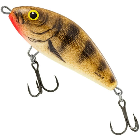 Vobler Salmo Fatso, Sinking, Emerald Perch, 12cm, 71g