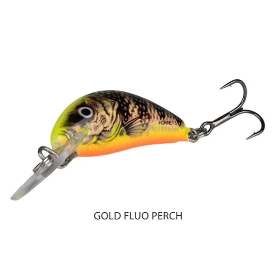 Vobler Salmo Hornet Floating, Gold Fluo Perch, 4cm, 3.1gr, 1buc/pac
