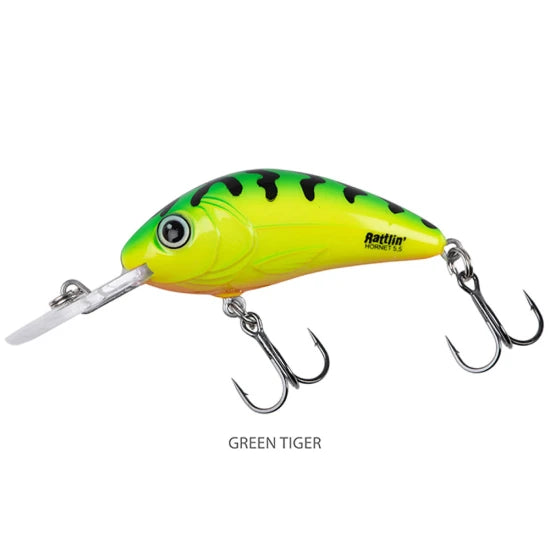 Vobler Salmo Rattlin Hornet Floating, Green Tiger, 3,5cm, 3.2gr, 1buc/pac