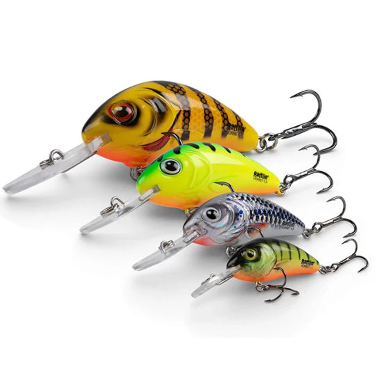 Vobler Salmo Rattlin Hornet Floating, Hot Perch, 6,5cm, 20gr, 1buc/pac