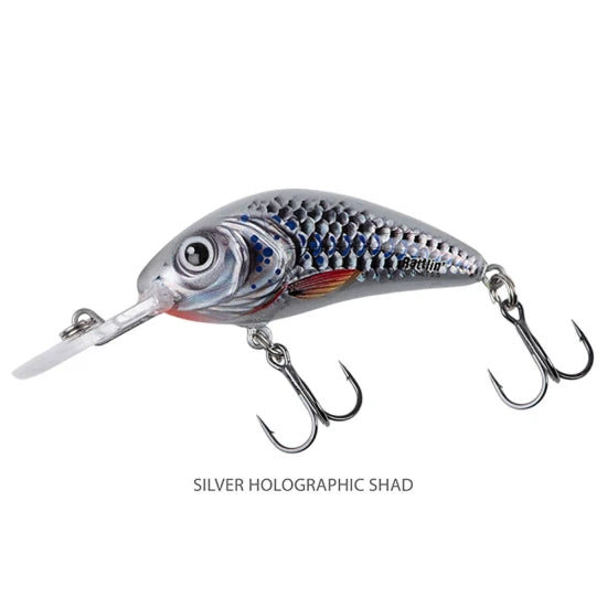 Vobler Salmo Rattlin Hornet Floating, Silver Holographic Shad, 3,5cm, 3.2gr, 1buc/pac