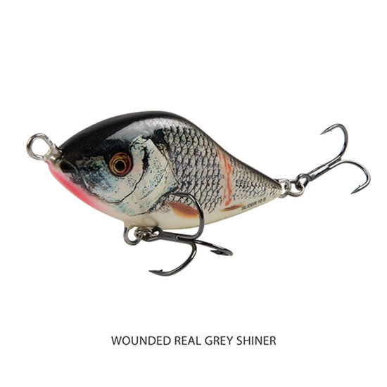 Vobler Salmo Slider Floating, Wounded Real Grey Shiner, 10cm, 38gr, 1buc/pac