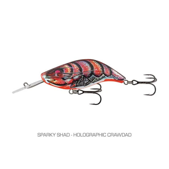 Vobler Salmo Sparky Shad - Floating, 4cm, 3.5g, Holographic Crawdad, 1buc/pac
