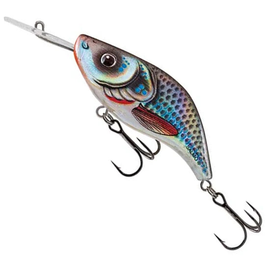 Vobler Salmo Sparky Shad - Floating, 4cm, 3.5g, Silver Holographic Shad, 1buc/pac