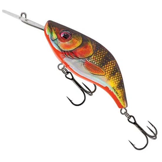 Vobler Salmo Sparky Shad - Floating, 4cm, 3.5g, Yellow Holographic Shad, 1buc/pac