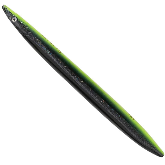 Vobler Savage Gear 3d Line Thru Sandeel, Black N Yellow Glow, 15g, 11cm, 1buc/pac