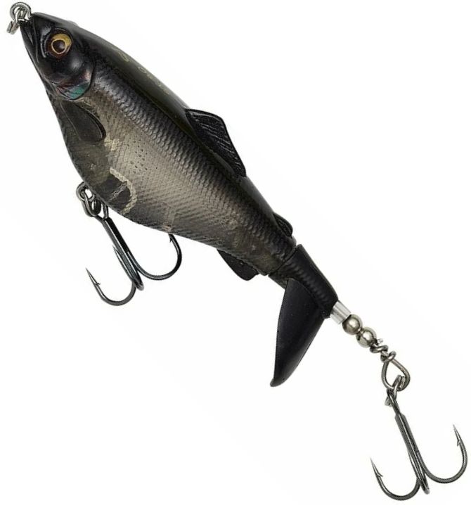 Vobler SAVAGE GEAR 3D Smash Tail Floating, Black Gost, 12g, 8cm, 1buc/pac