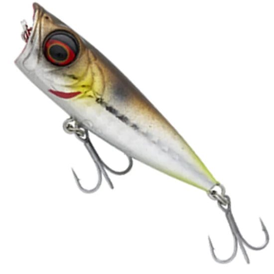 Vobler Savage Gear Micro Popper 5.5cm, 5.4g, Brown Mullet, 1buc/pac