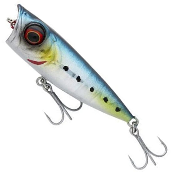 Vobler Savage Gear Micro Popper 5.5cm, 5.4g, Sardine Holo, 1buc/pac