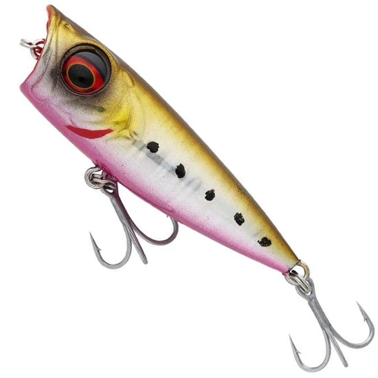 Vobler Savage Gear Micro Popper 5.5cm, 5.4g, Sunset Sardine, 1buc/pac